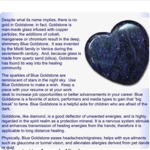 Blue Goldstone Spiritual Healing Bracelet - NEW - Picture 4 of 8